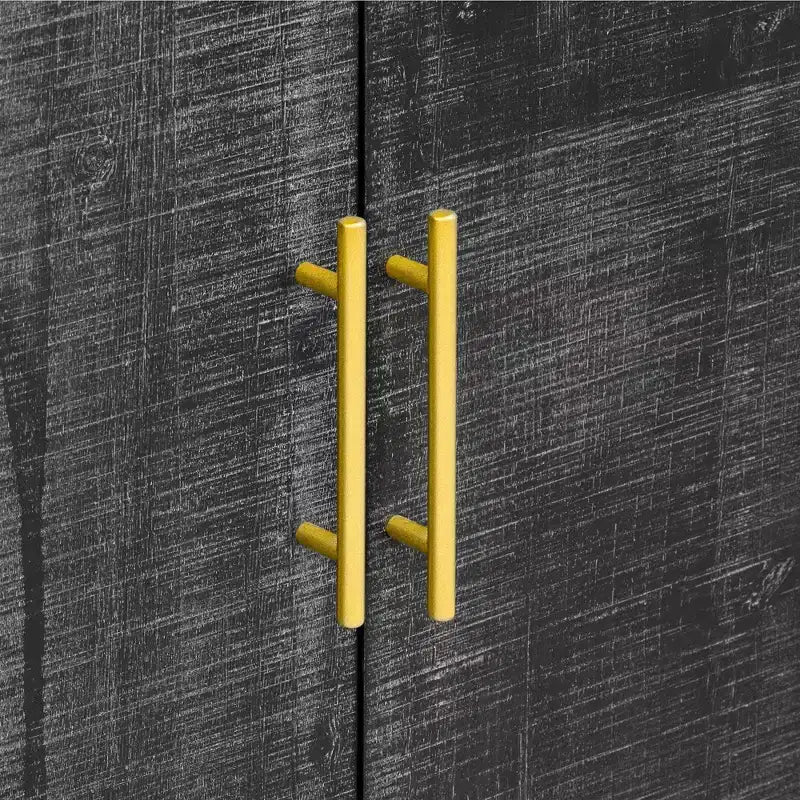 Okak Minimalist Sideboard Cabinet, Bufft Cabinet with 4 Doors and 4 Shelves, Storage Cabinet for Living Room, Dining Room, Kitchen