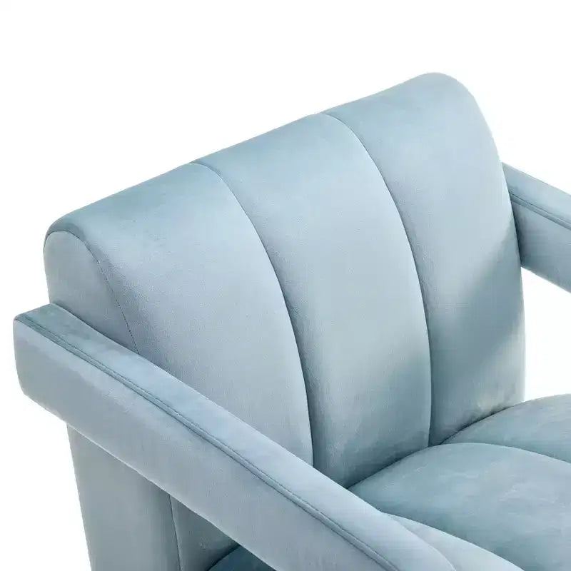 Roundhill Furniture Velmor Contemporary Velvet Accent Armchair