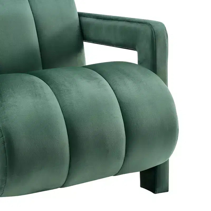 Roundhill Furniture Velmor Contemporary Velvet Accent Armchair