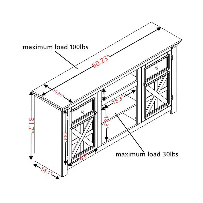 JVNOXK 70.9-inch Modern TV Stand, suitable for TVs under 80 inches. This entertainment center features open shelving and two drawers, forliving room