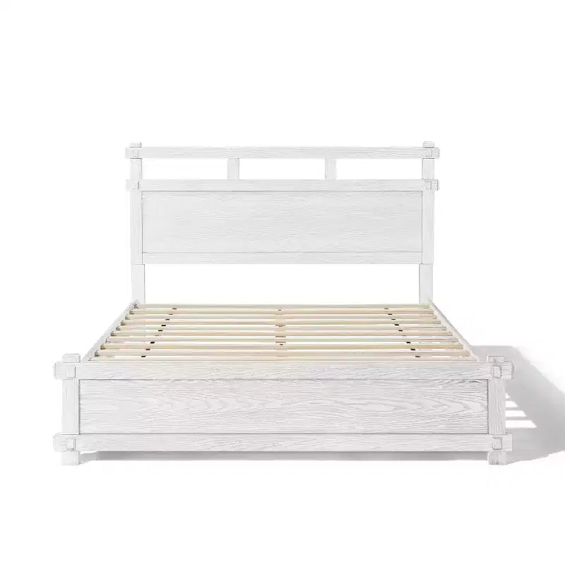 Christopher Knight Home Zelmira Farmhouse Rubberwood Grain Clearance Bed Frame