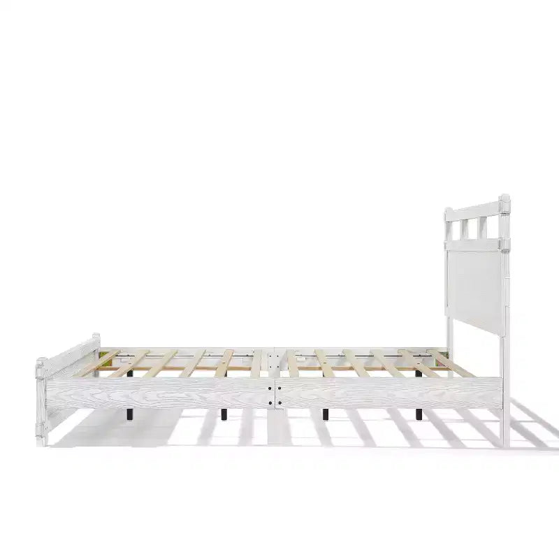 Christopher Knight Home Zelmira Farmhouse Rubberwood Grain Clearance Bed Frame