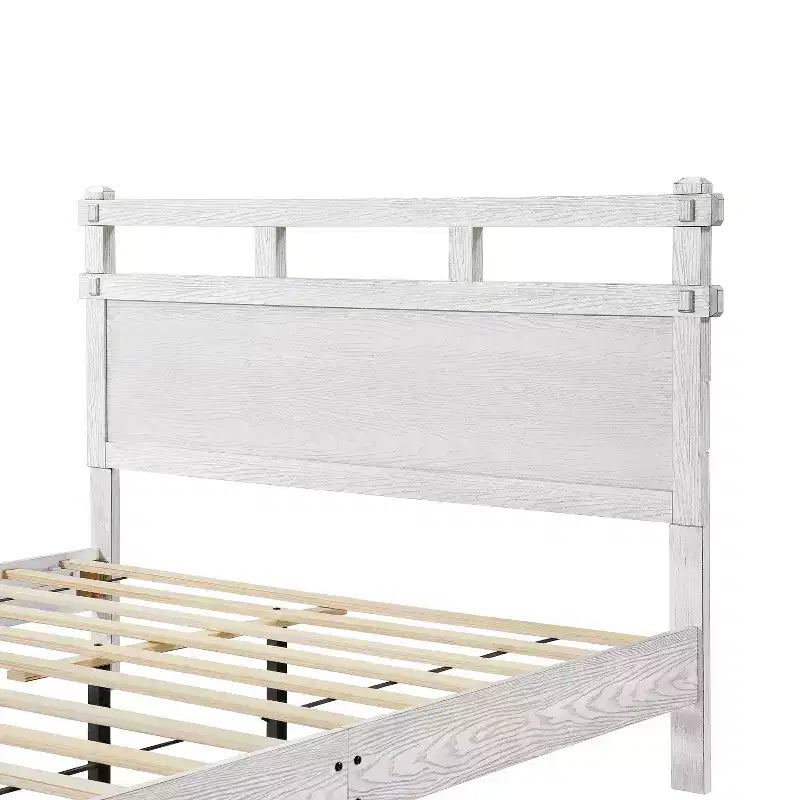 Christopher Knight Home Zelmira Farmhouse Rubberwood Grain Clearance Bed Frame