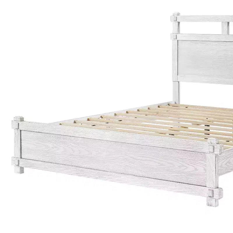 Christopher Knight Home Zelmira Farmhouse Rubberwood Grain Clearance Bed Frame