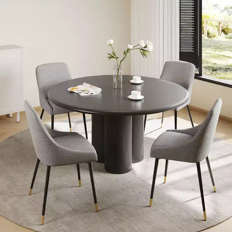 COLAMY Modern Upholstered Dining Chair  Kitchen Side Chair with Metal Legs for Kitchen, Dining Room, or Caf