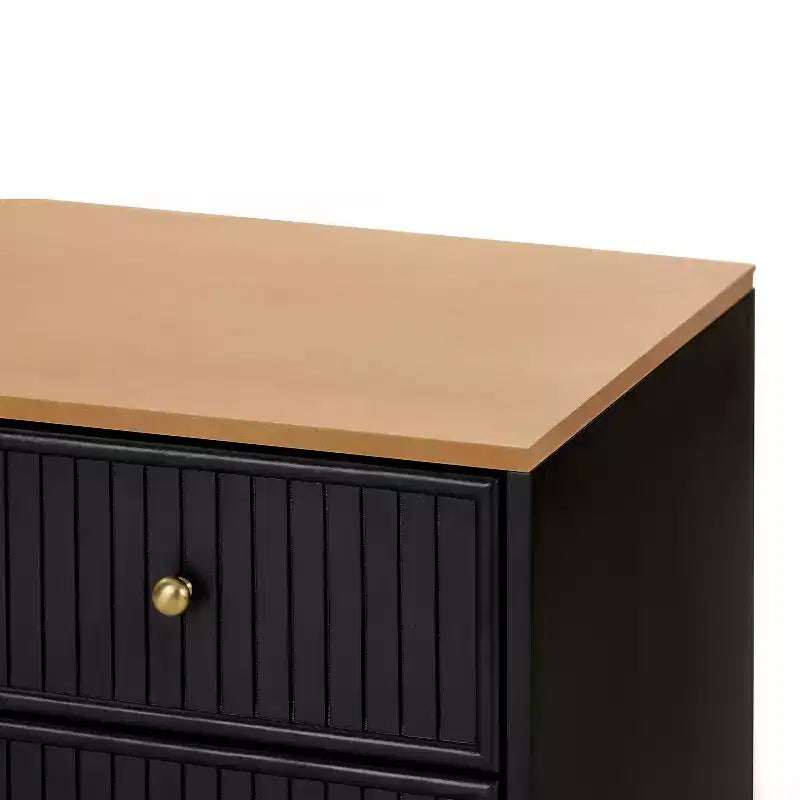 Christopher Knight Home Belmont 60 Modern Sideboard Buffet Cabinet with 6 Drawers and Adjustable Shelf