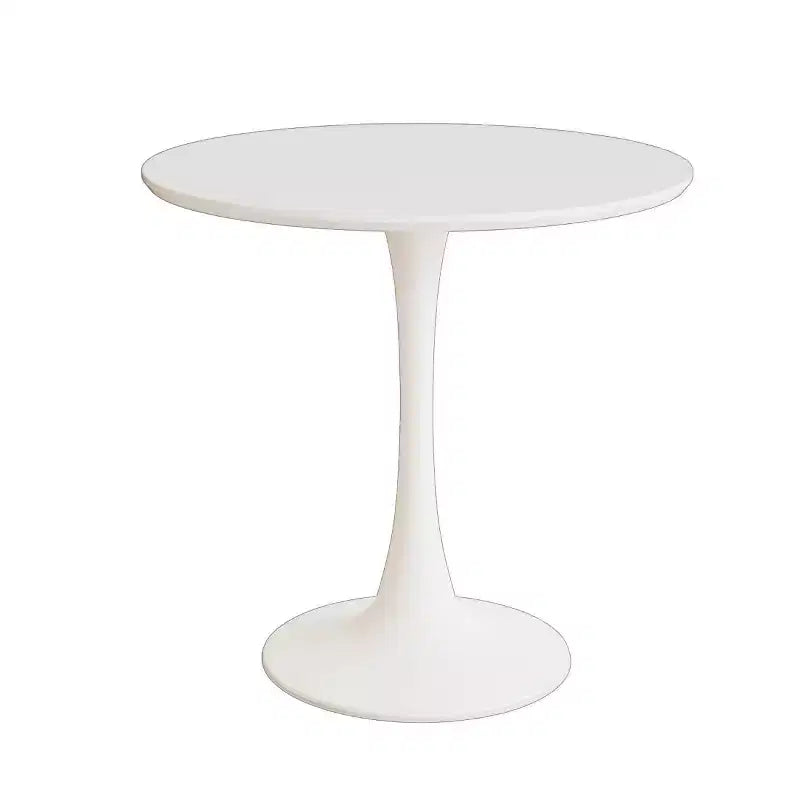 31.5 Round Dining Table, Small Kitchen Table with Pedestal Base, Mid-Century End Table or Coffee Table for Living Room or Apartment-Panipeachy