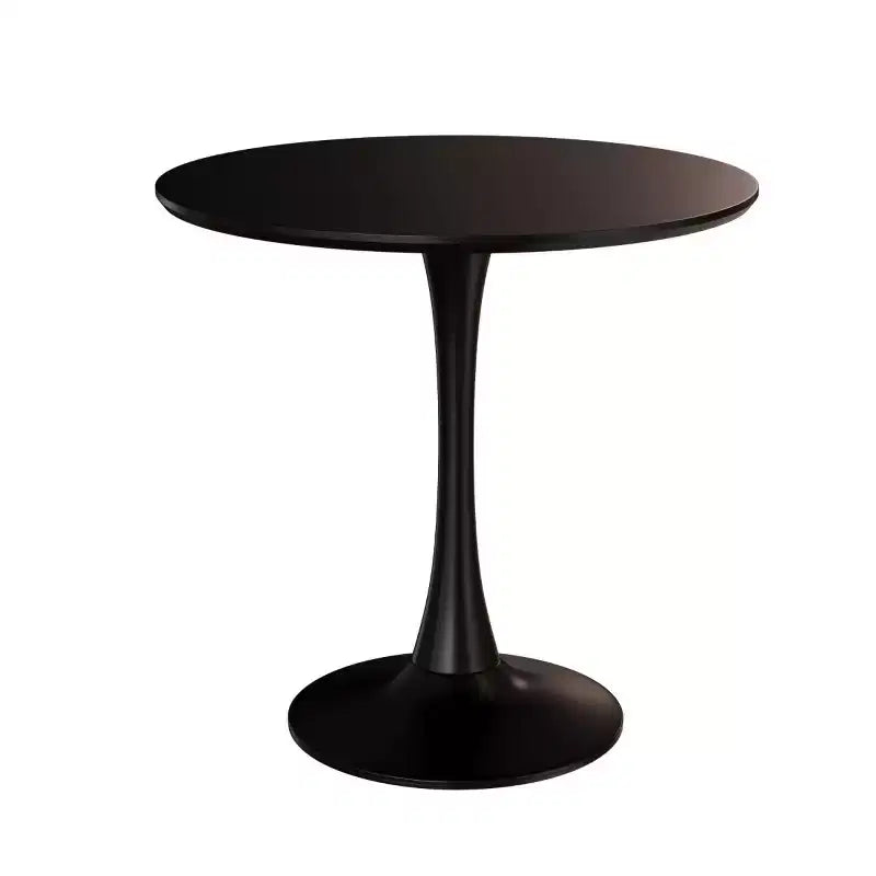 31.5 Round Dining Table, Small Kitchen Table with Pedestal Base, Mid-Century End Table or Coffee Table for Living Room or Apartment-Panipeachy