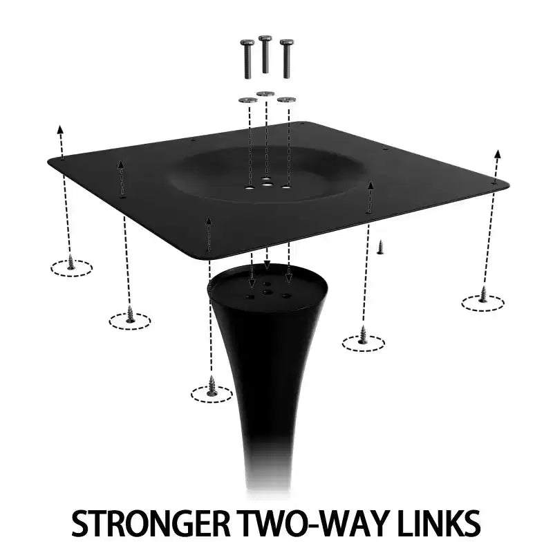 31.5 Round Dining Table, Small Kitchen Table with Pedestal Base, Mid-Century End Table or Coffee Table for Living Room or Apartment-Panipeachy