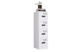 72 Heavy Duty Steel Wardrobe Cabinet with Lock - Adjustable Shelves, Hanging Rod, Secure Storage Organizer for Home, Office, Bedroom, Basement