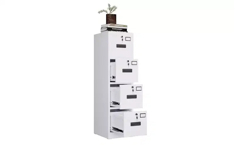 72 Heavy Duty Steel Wardrobe Cabinet with Lock - Adjustable Shelves, Hanging Rod, Secure Storage Organizer for Home, Office, Bedroom, Basement