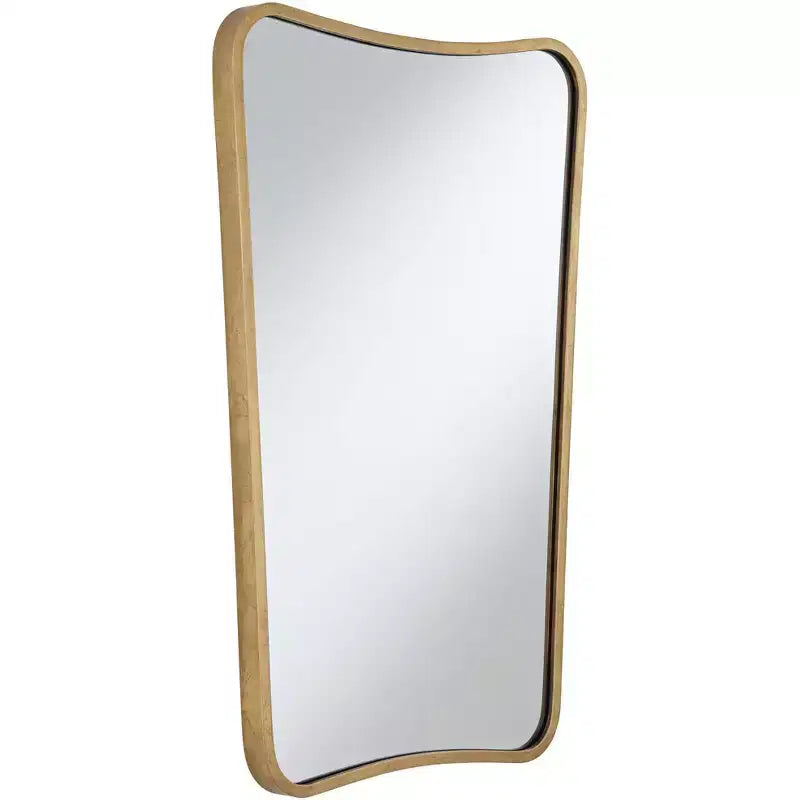 Uttermost Segundo Metal Brass 22 x 34 Wall Mirrors Set of 2