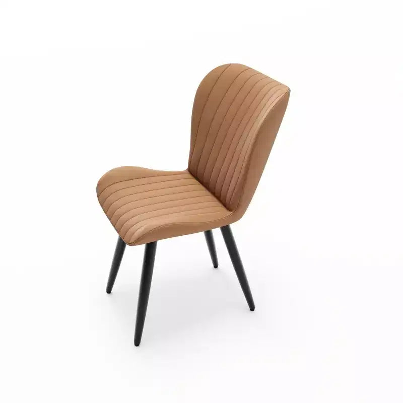 GDFStudio Atherton Faux Leather Upholstered Dining Chairs( Set of 4)