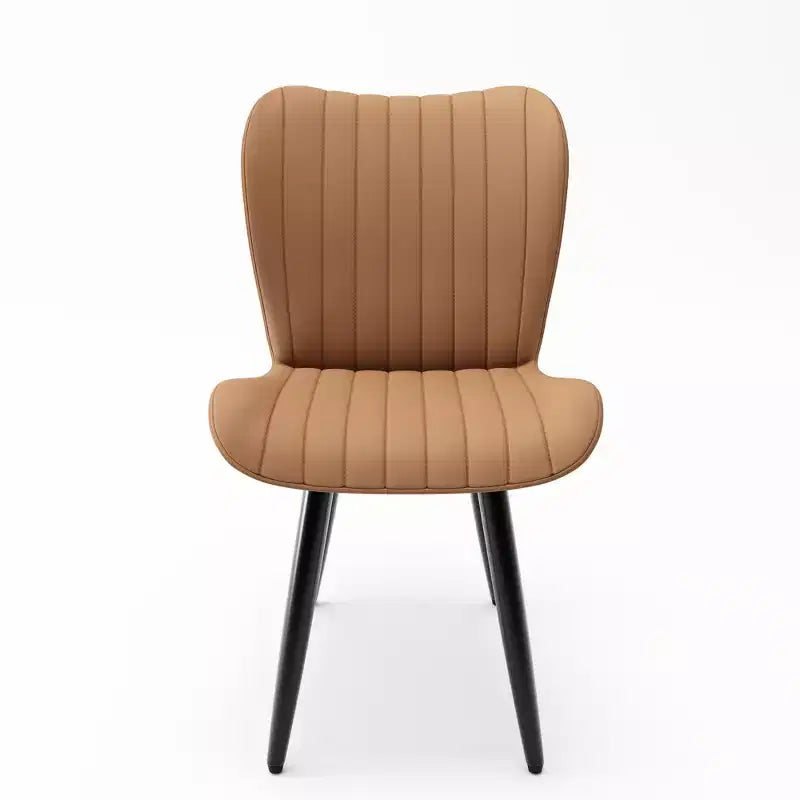 GDFStudio Atherton Faux Leather Upholstered Dining Chairs( Set of 4)