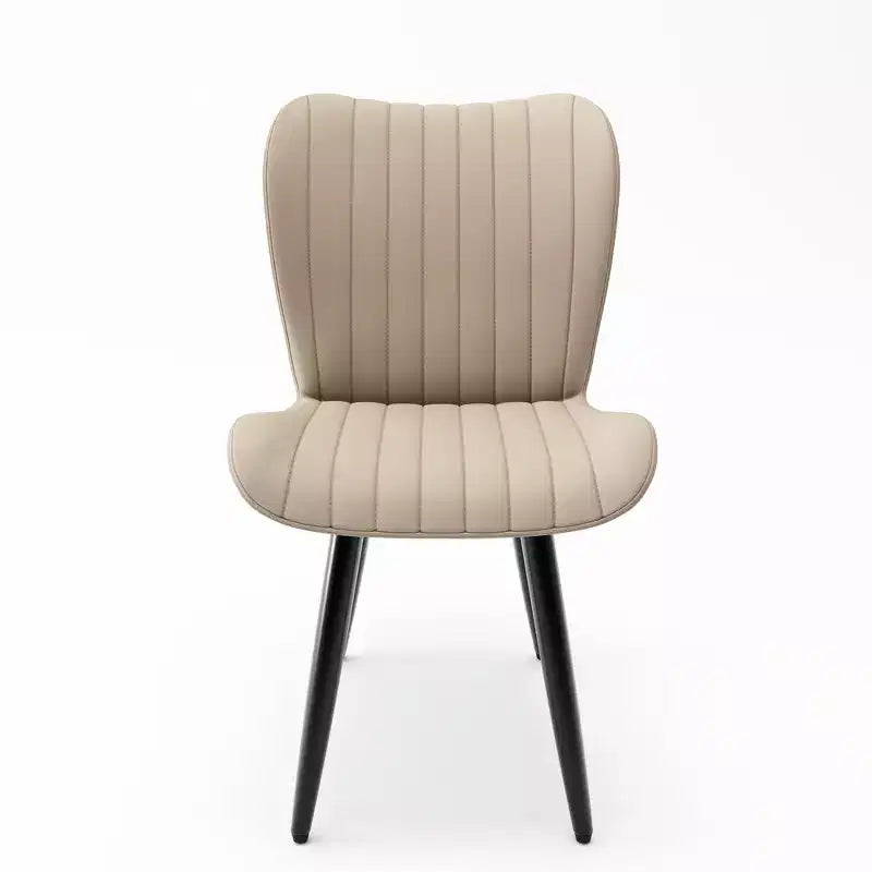 GDFStudio Atherton Faux Leather Upholstered Dining Chairs( Set of 4)