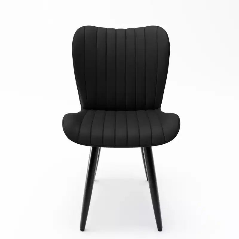 GDFStudio Atherton Faux Leather Upholstered Dining Chairs( Set of 4)