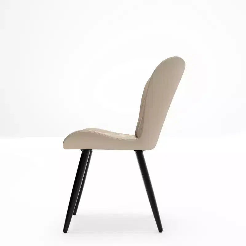 GDFStudio Atherton Faux Leather Upholstered Dining Chairs( Set of 4)