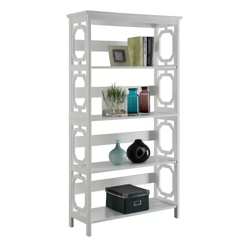 HomeStock Omega 5 Tier Bookcase
