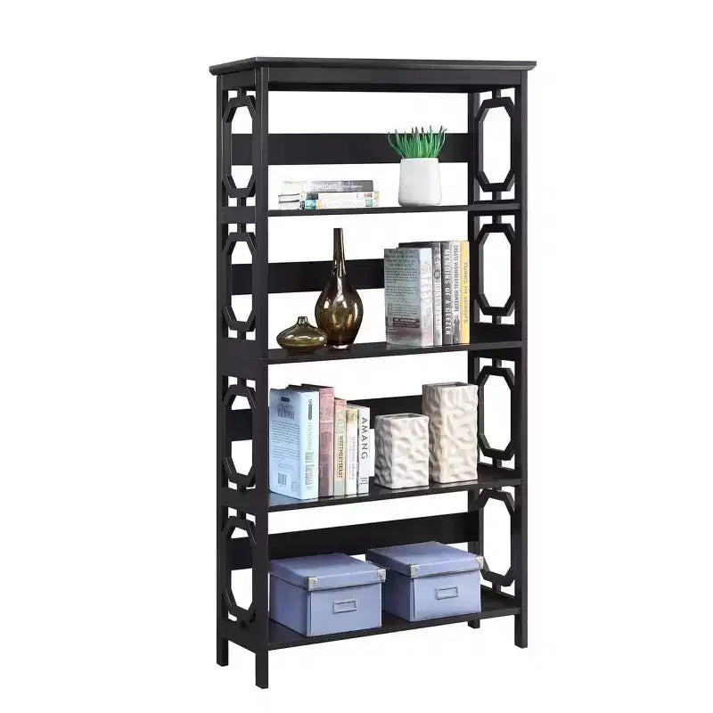 HomeStock Omega 5 Tier Bookcase