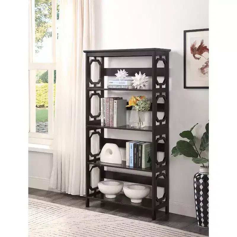 HomeStock Omega 5 Tier Bookcase