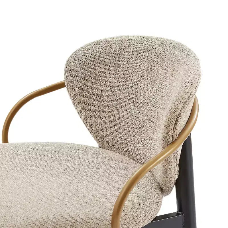 Christopher Knight Home Anan Modern Metal Upholstered Counter Stools (Set of 2)
