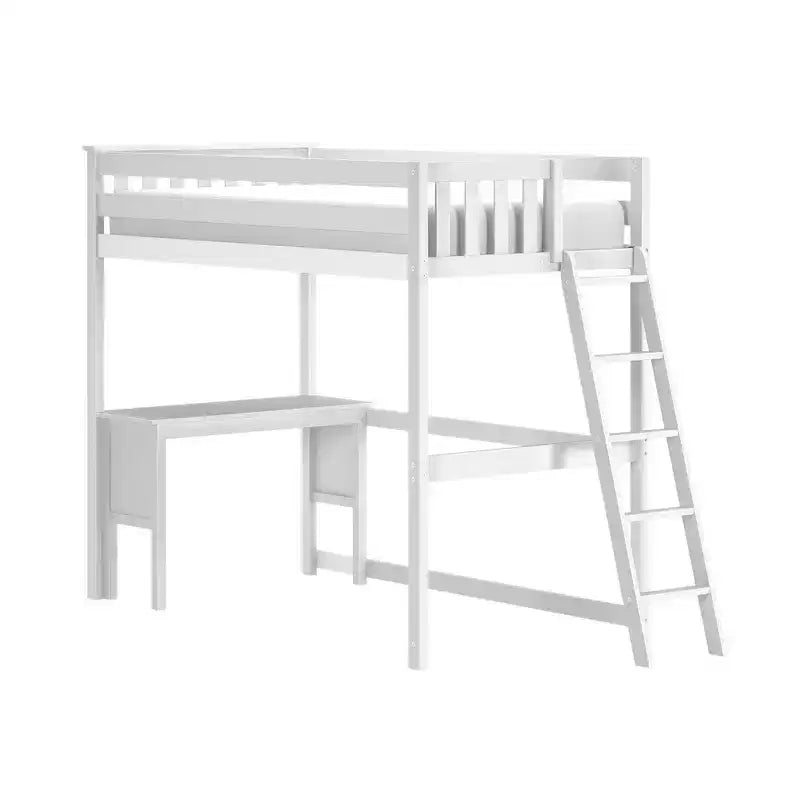 Classic Twin High Loft (ladder on end) + Desk