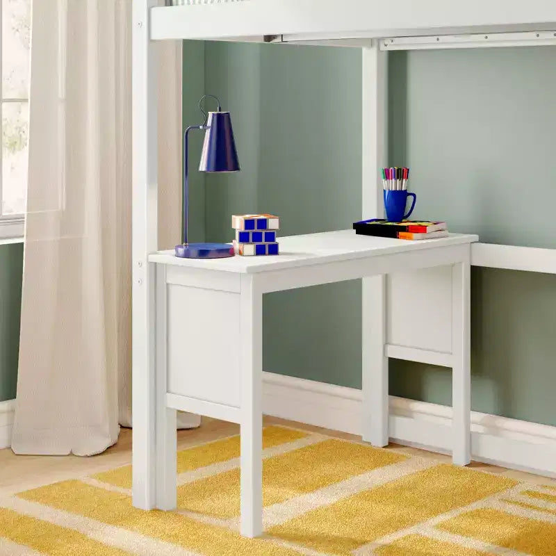 Classic Twin High Loft (ladder on end) + Desk