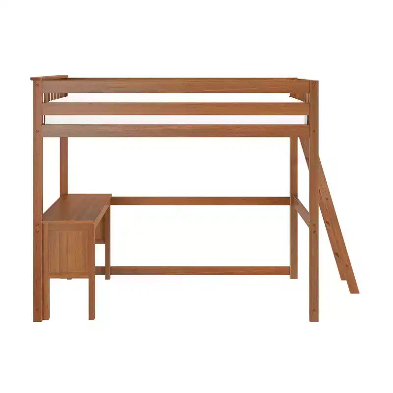 Classic Twin High Loft (ladder on end) + Desk