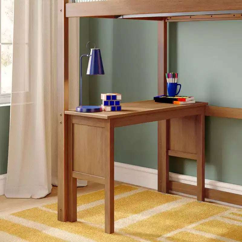 Classic Twin High Loft (ladder on end) + Desk