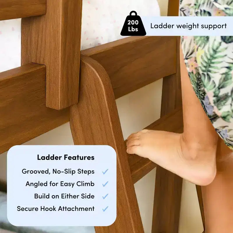 Classic Twin High Loft (ladder on end) + Desk