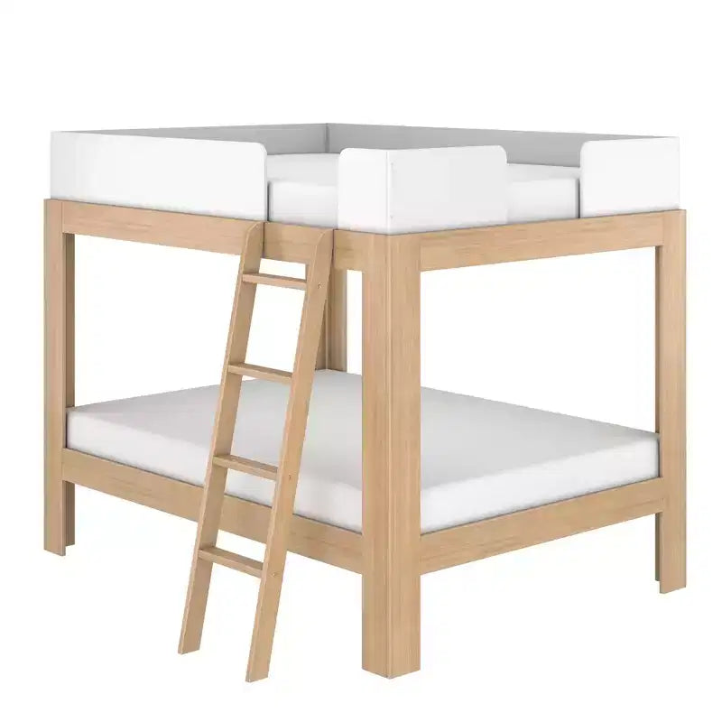Mid-Century Modern Full Over Full Bunk Bed