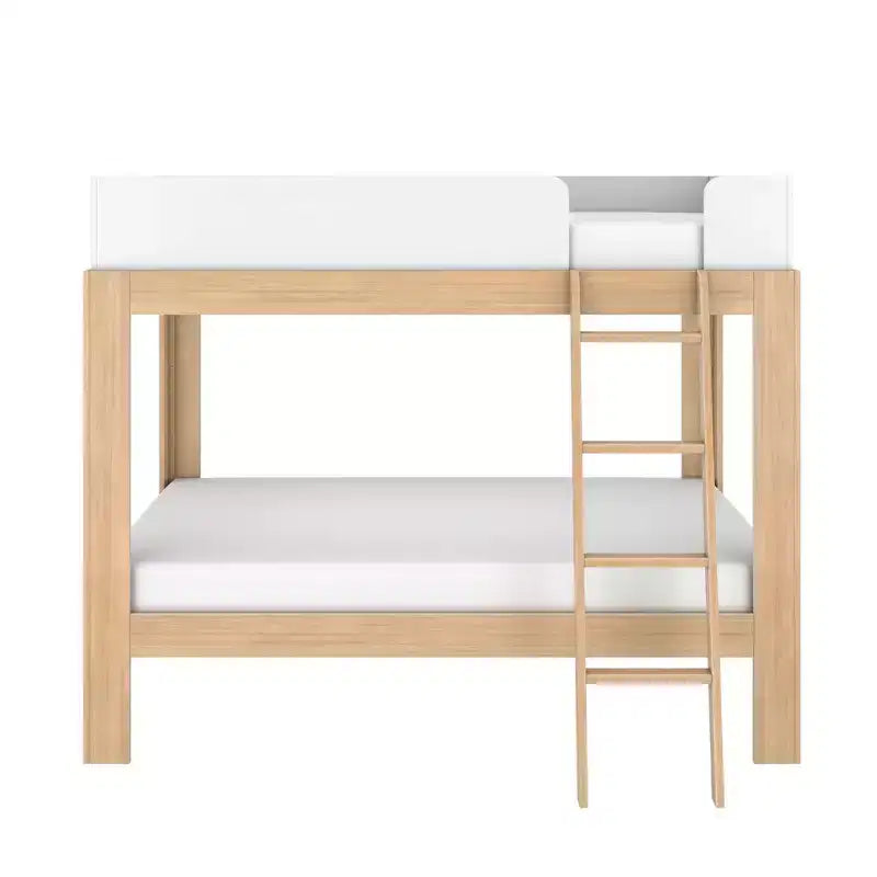 Mid-Century Modern Full Over Full Bunk Bed