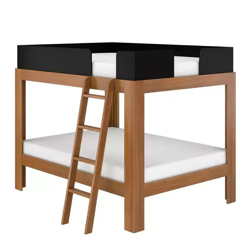 Mid-Century Modern Full Over Full Bunk Bed