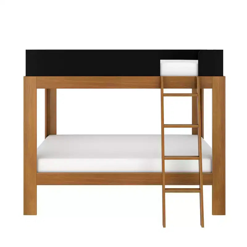 Mid-Century Modern Full Over Full Bunk Bed