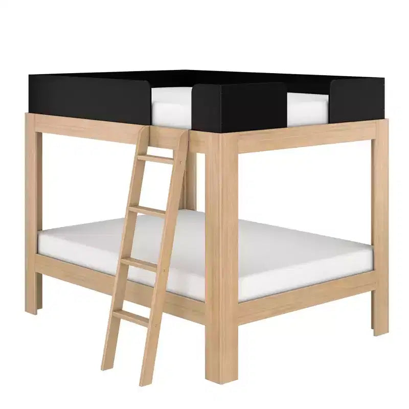 Mid-Century Modern Full Over Full Bunk Bed