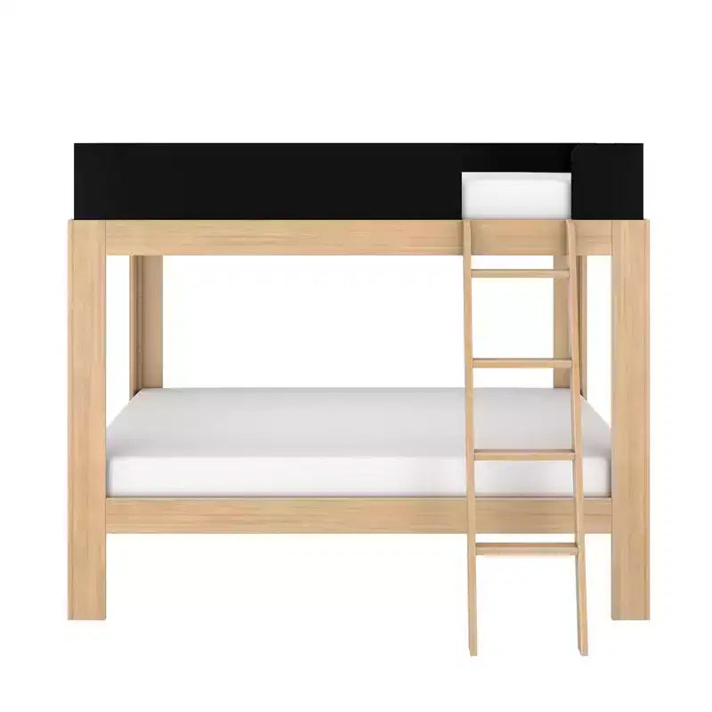 Mid-Century Modern Full Over Full Bunk Bed