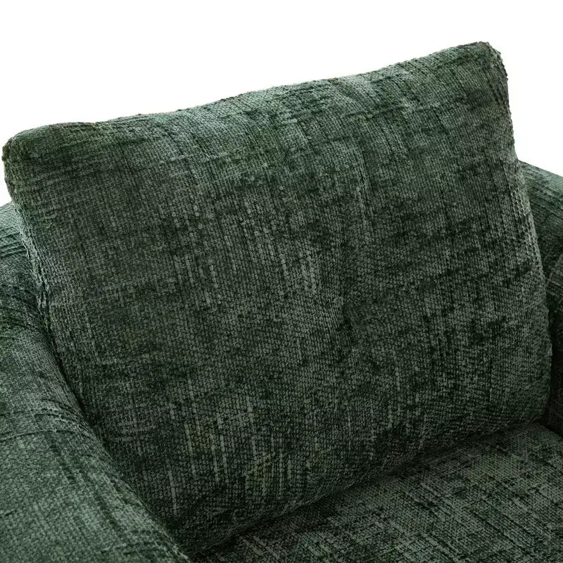 GDFStudio Jeff 360 Swivel Accent Barrel Chair with Dual-Layer Cushion Design