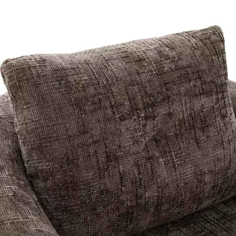 GDFStudio Jeff 360 Swivel Accent Barrel Chair with Dual-Layer Cushion Design