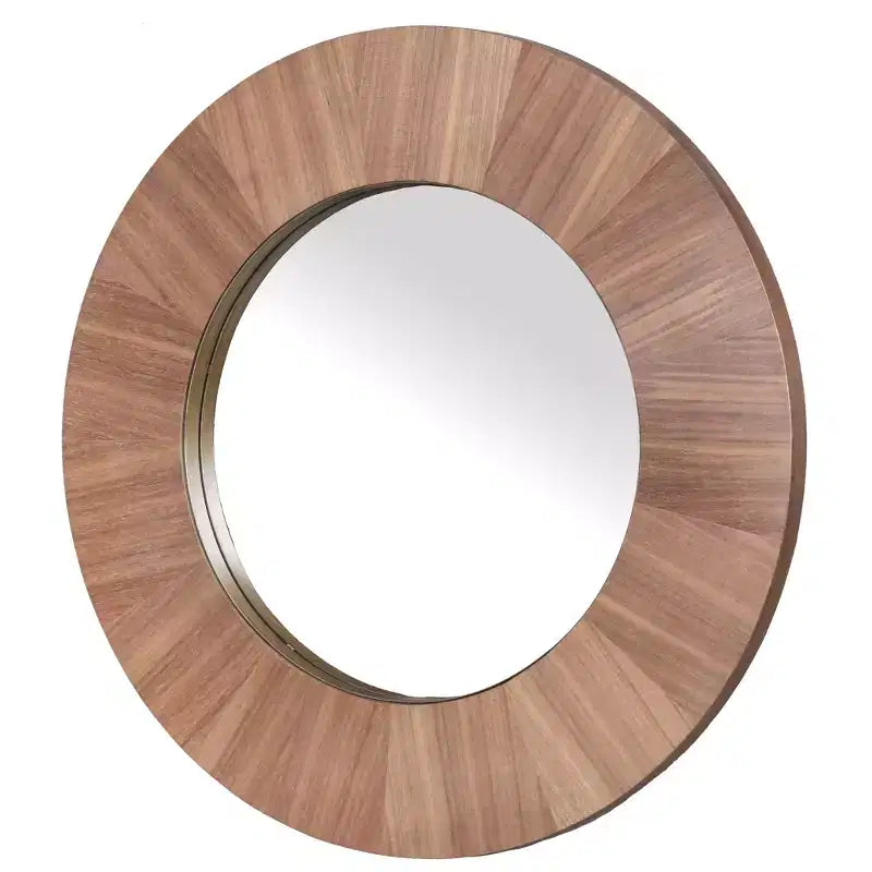 Netta Round Wood Mirror - CMI4002 - Safavieh Couture
