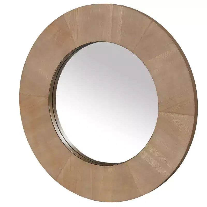 Netta Round Wood Mirror - CMI4002 - Safavieh Couture
