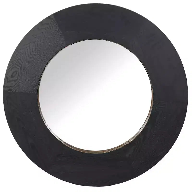 Netta Round Wood Mirror - CMI4002 - Safavieh Couture