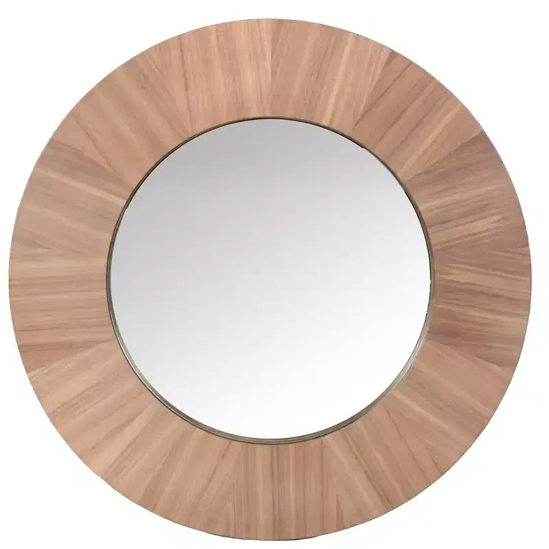 Netta Round Wood Mirror - CMI4002 - Safavieh Couture