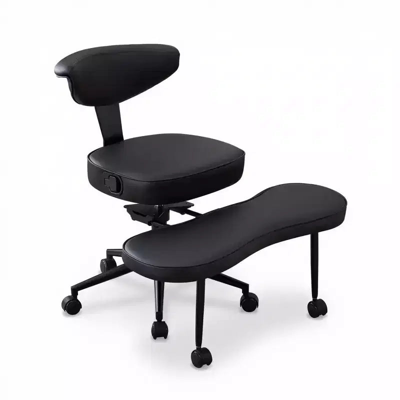 Ergonomic Cross Legged Office Chair with Lumbar Support, 360 Swivel Meditation Chair