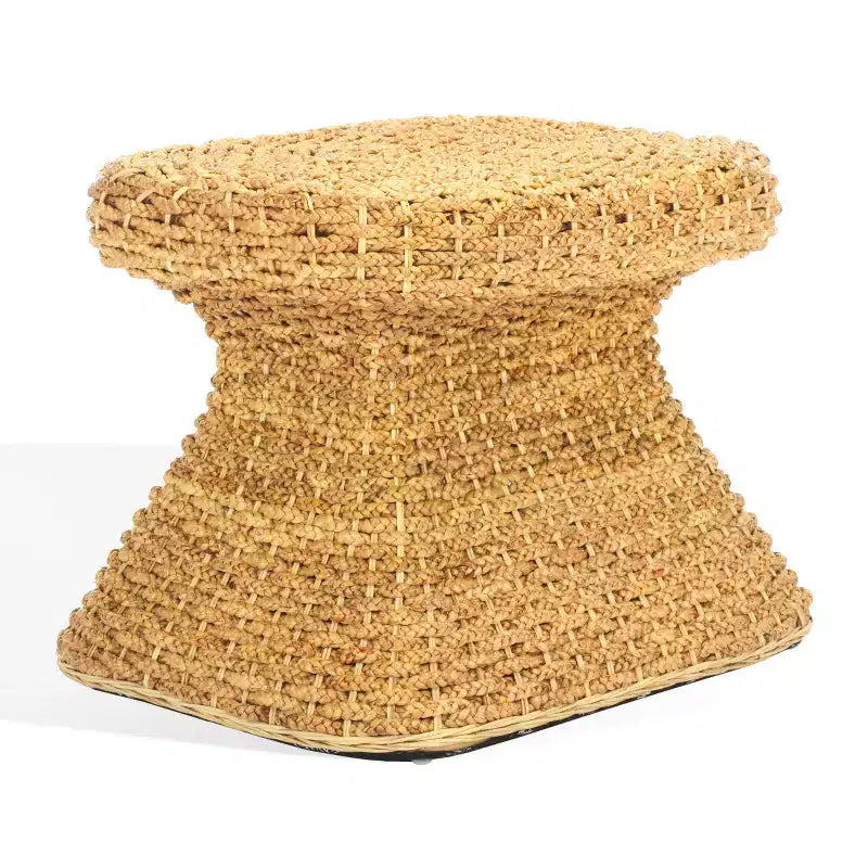 Caprianna Woven Waterhyacinth Accent Table - CWK2010 - Natural - Safavieh Couture