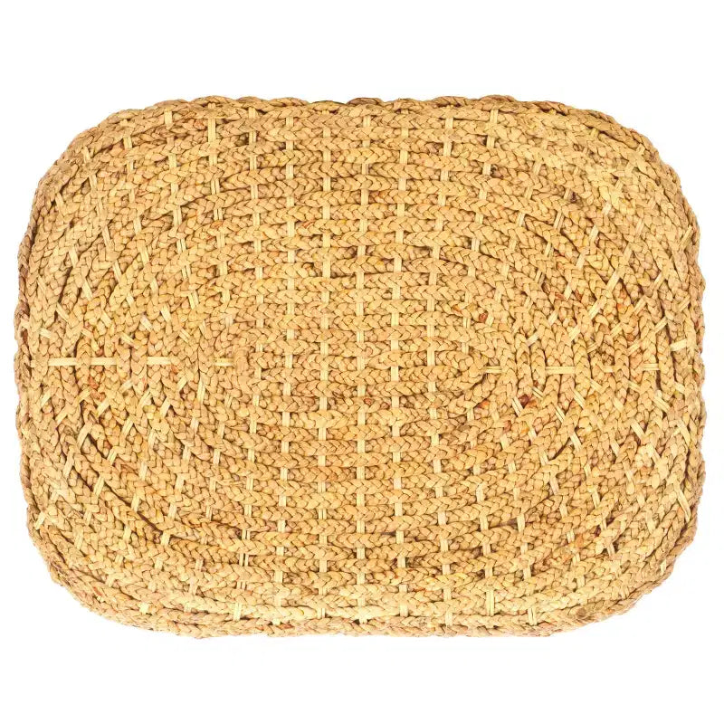 Caprianna Woven Waterhyacinth Accent Table - CWK2010 - Natural - Safavieh Couture