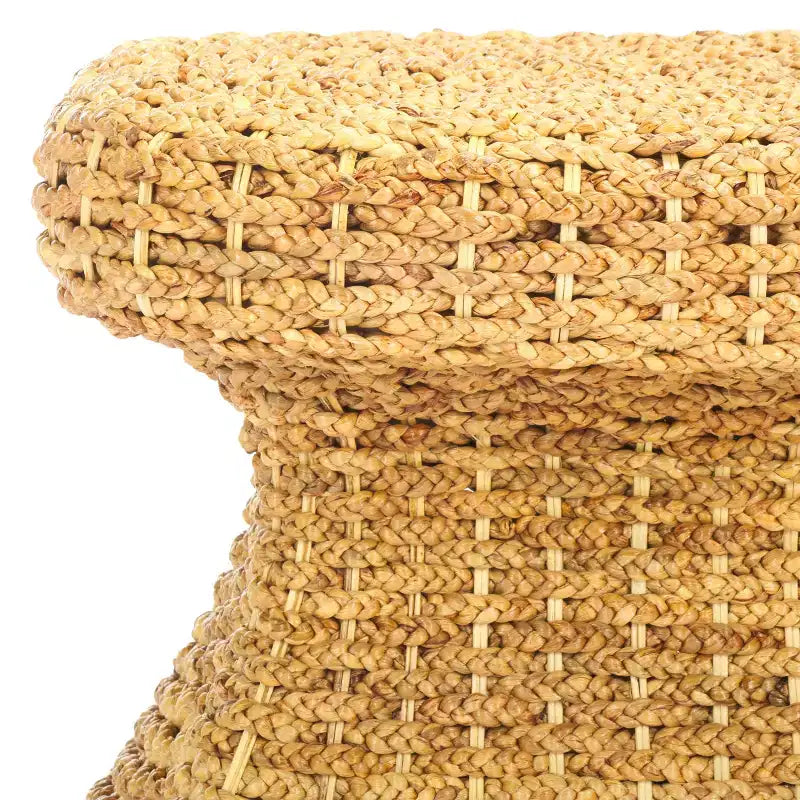 Caprianna Woven Waterhyacinth Accent Table - CWK2010 - Natural - Safavieh Couture