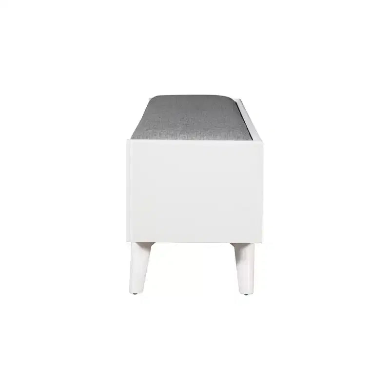 Flynn Bench, White