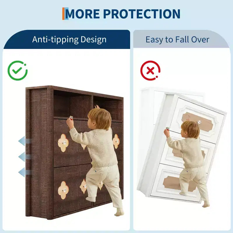 Shoe Storage Cabinet with Adjustable Shelves, Flower Pattern & Diamond Handle, Freestanding Slim Shoe Storage