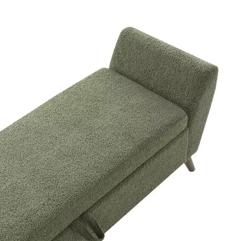 GDFStudio Rupert Modern 60 Inch Upholstered Storage Bench with Hidden Compartment