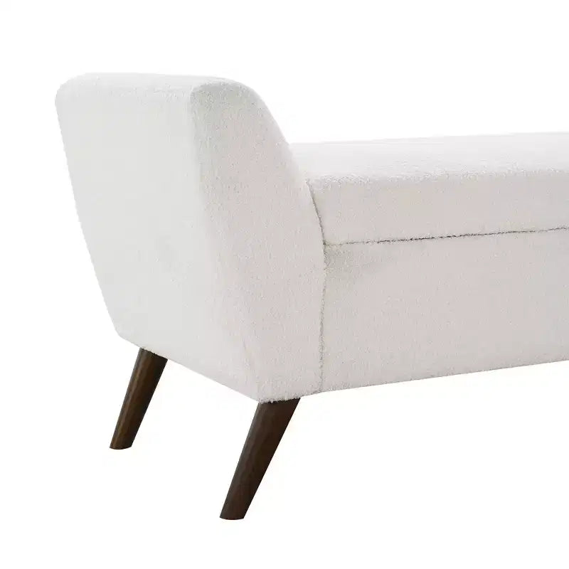 GDFStudio Rupert Modern 60 Inch Upholstered Storage Bench with Hidden Compartment